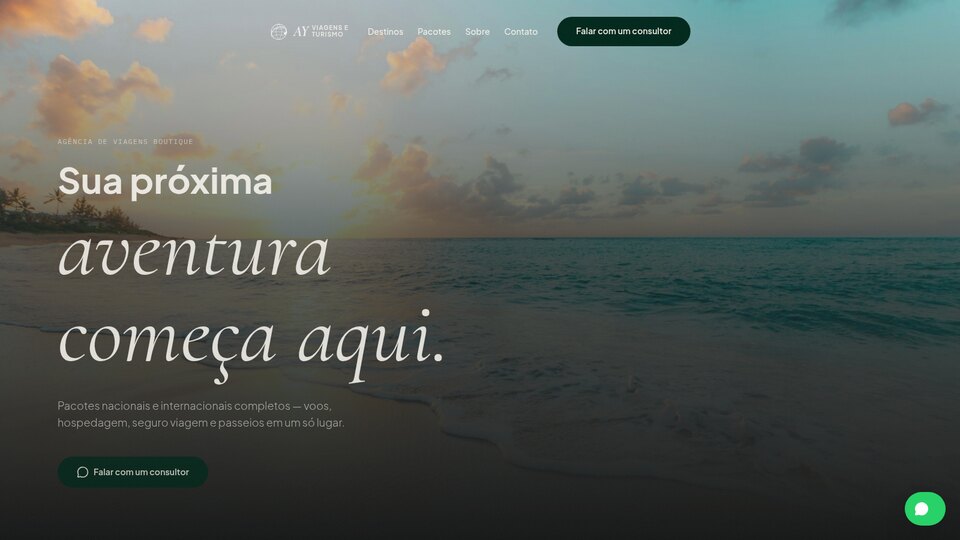 AY Turismo · Site